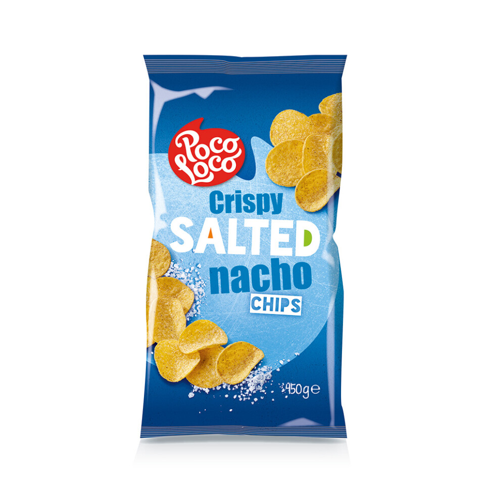 Image 450g Nacho Chips Plain Round