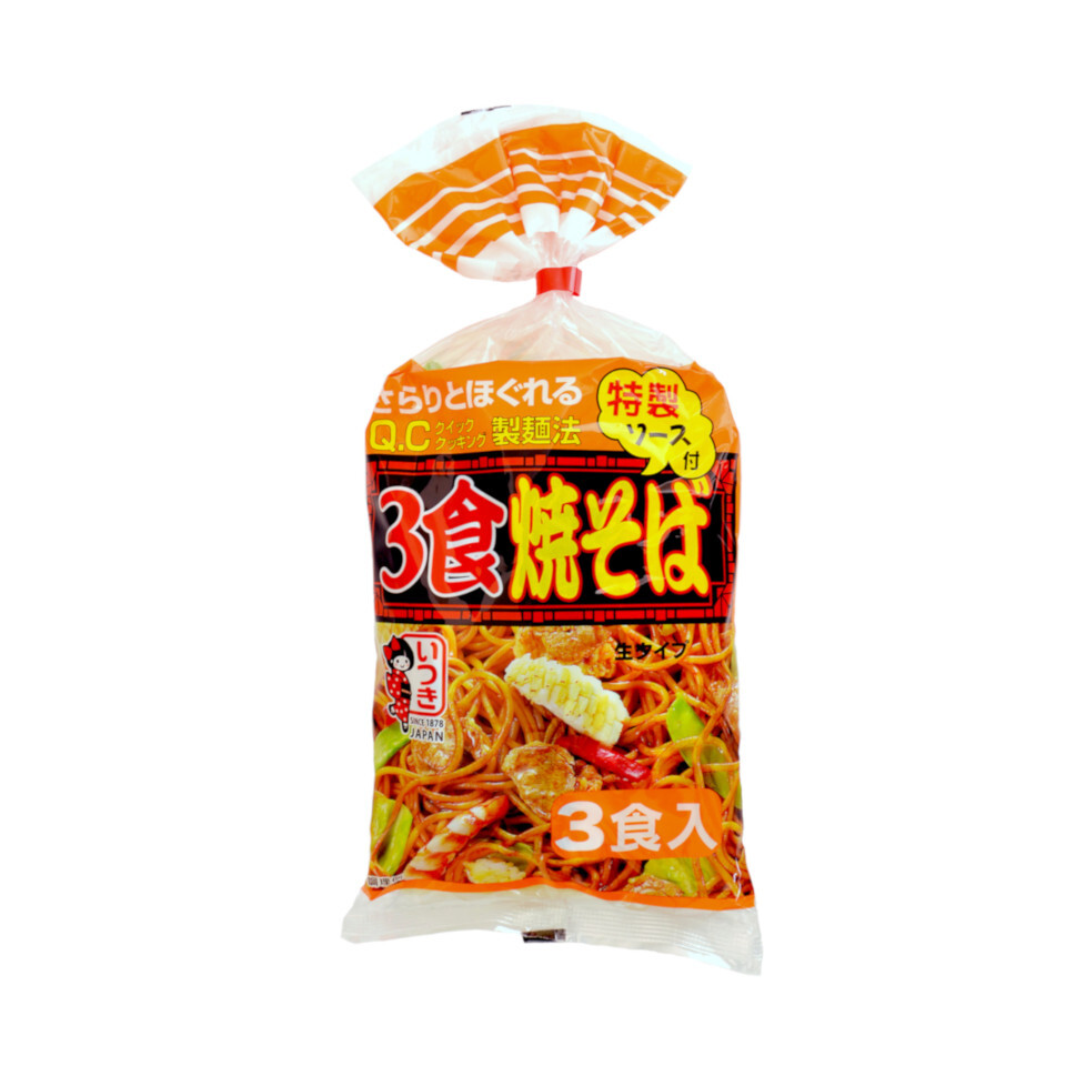 510g Itsuki Fried Noodle, Soft 3 PAK